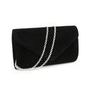 Women Evening Bags Cover Envelope Design Party Wedding Girl Handbags With Chan Shoulder Clutch Velvet Purse