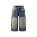 Bermuda Pants Men Wash Denim Shorts Casual Summer Men Streetwear
