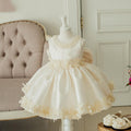 Girls Princess Dress for Baby Elegant Wedding Dresses Kids Vintage Ball Gown Children 1st Birthday Baptism Party