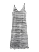 Woman Solid Midi Knitted Long Dresses Casual Slim Thin Straps Dresses