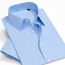 Men's Leisure Business Office Shirt and Short -sleeved Shirt Groom Shirts