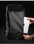 Men's Travel Bag Large Capacity Backpack Black Outdoor Storage