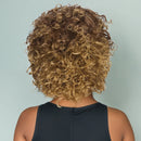 European and American Gradient Small Fluffy Women's Short Curly Hair Wig