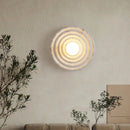 Round Circle Wall Lamp Corridor Sconce Retro Bedroom Bedside Decor