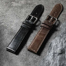 Handmade Leather Strap Genuine Leather Strap Ultra Thin and Soft Suitable for Antique Watch