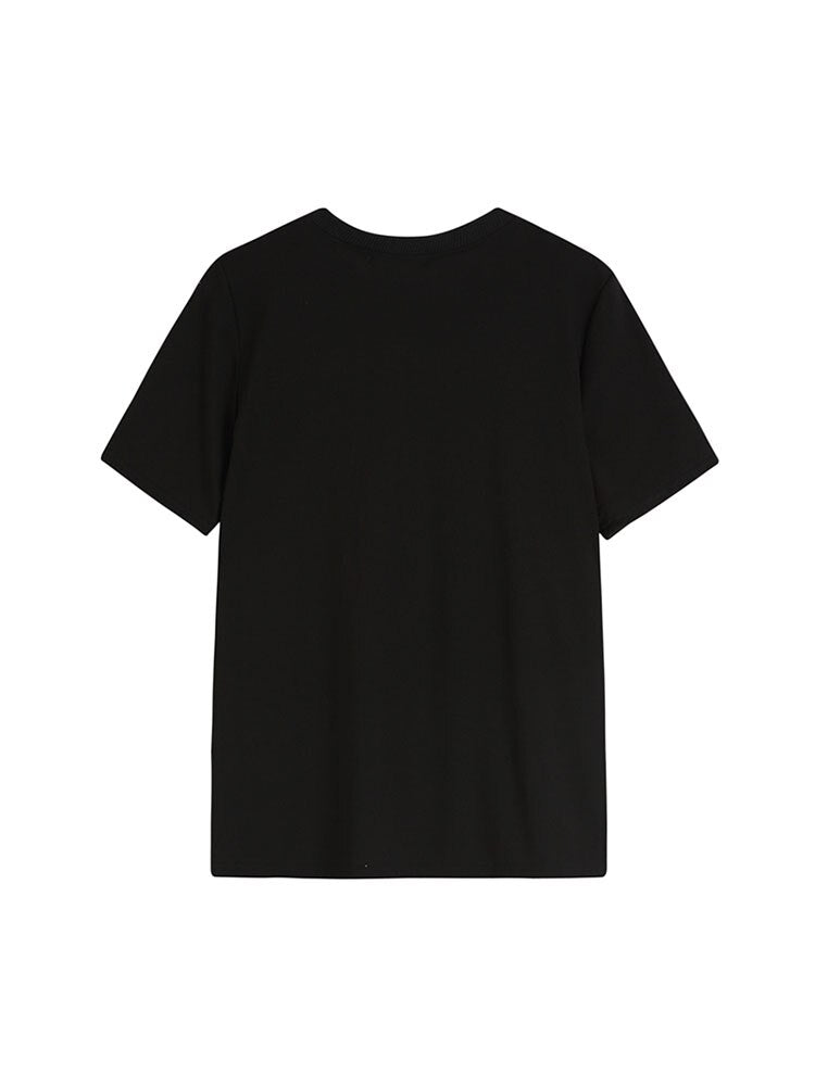 Women's Dresses Two-Piece Set Gothic Short Sleeve T-Shirts Tops Female Elegant Vintage Chic Suspender Dress Summer