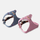 Lightweight Denim Series Small Dog Harness and Leash Set Dogs Accesorios Terrier Puppy Harness Cat Leads