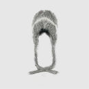 Fur-trimmed hat on a light gray background, Obroi