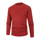 Men's Casual Classic O-neck Pullovers Men Solid England Style Knitted Sweater