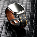 Handmade Leather Watchbands For Apple Watch Ultra Strap Thickened Vintage Style Watch Accessories Band