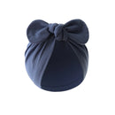 Baby Girls Boys Hat Cute Flower Knot Bunny Ears Hat Newborn Beanie Caps For Kids Toddler Infant Hair Accessories