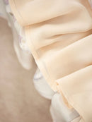 Long Skirt for Woman Floral Printed Elastic Waist Spring Summer Office Lady Skirts