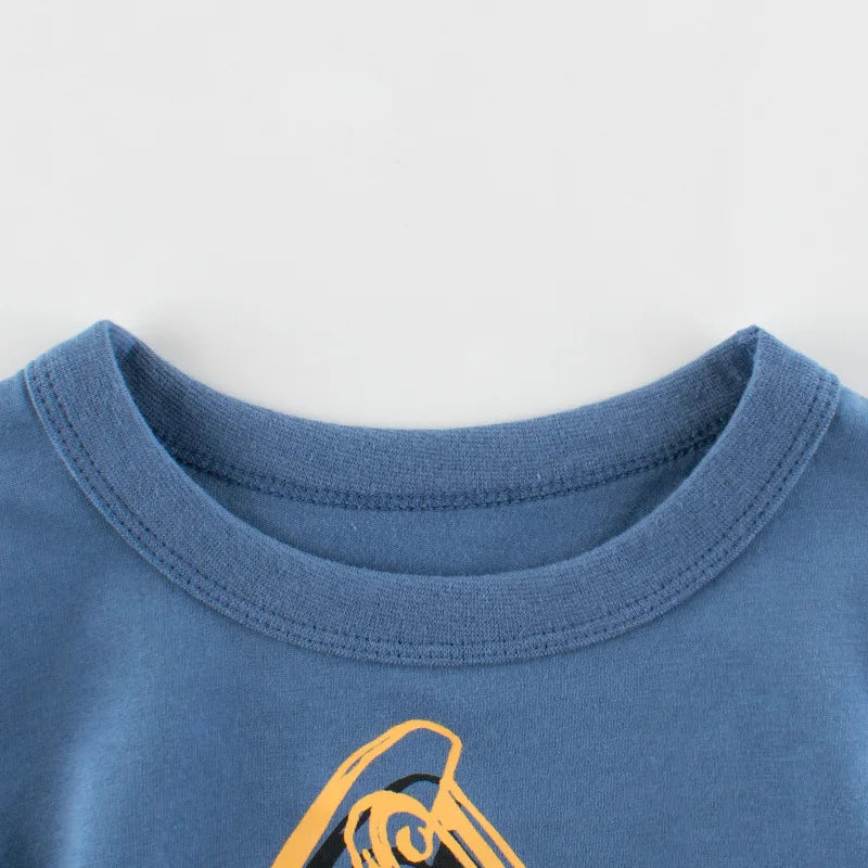 Boys Sets Summer Children's Clothing Fashion Short Sleeve Cotton Tops Sport Shorts Kid Outfit