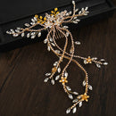 Crystal Pearl Bridal Tiaras Hairbands Hairpins Bridesmaid Diamante Accessories Wedding hair comb hair band Jewelry