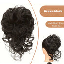 Hair Bun Chignon Messy Curly Hair Band Elastic Scrunchy False Hair Pieces For Women Hairpins