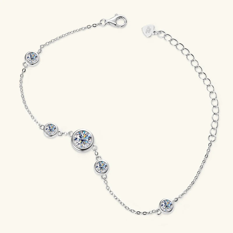 6.5mm 4mm Bracelet for Women Plata 925 Sterling Silver Adjustable Chain Bracelets Wrist Jewelry