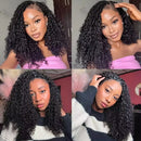 Crochet Human Hair Raw Real Hair Extensions Kinky Straight Knotless Pre-Separated Hair For Braiding Burmese Curly Miracle Knots