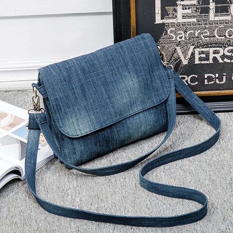 Design Women Shoulder Bag Small Size Crossbody Bag Blue Designer Female Handbag Purse Casual Straps