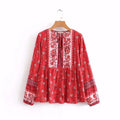 Spring Summer Women Loose Leisure Sunscreen Beach Shirt