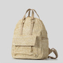 Casual Backpacks for Women Weave Lady Handbags Summer Beach Bag Holiday Travel Backpack