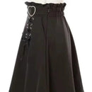 Aesthetic Sweet Girl High Waist Mini Bandage Skirt Slim Women Solid Streetwear Gothic