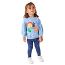 Girls Sweatshirts For Autumn Spring  Embroidery Long Sleeve Hooded Shirts Dots Baby Clothing Shirts