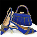 Lastest Italian Design Ladies Shoes with Matching Shoes and Bag Set