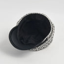 Casual Octagonal Hats for Women Autumn Winter Thick Wool Octagonal Hat