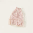 Pink floral dress on a white background, Obroi