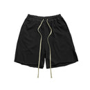 Streetwear Cleanfit Side Split Basic Casual Shorts for Men Loose Baggy Sport