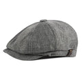 Gray flat cap on a white background, Obroi