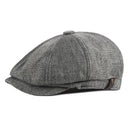 Gray flat cap on a white background, Obroi