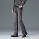 Denim Flared Jeans For Male Flare Pants Men Leg Fit Classic Jeans Male Straight Pants Trousers