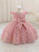 Dress skirt children princess dress lace princess performance dress skirt embroidery dress