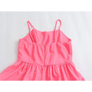 Gentle Style Gradient Sling Midi Dress Women O Neck Sleeveless Slim Sexy Elegant Dresses Summer