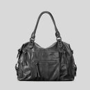 Women Shoulder Bags Capacity Leather Motorcycle Shoulder Crossbody Bags Ladies Travel Handbags