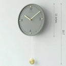 Minimalist Home Silent Wall Clocks Wall Decoration Light Luxury Wall Clock Pared Home Decoration