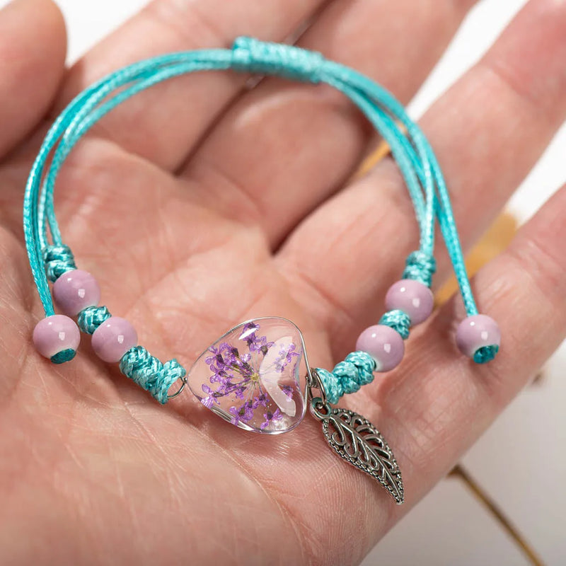 Hand-knitted Bracelet DIY Handmade Gift Jewelry For Women