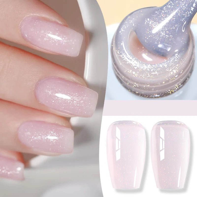 Flow Light White Cat Magnetic Gel Nail Polish Ultra Shine Soak Off UV Gel Mirror Glass Cat Magnet Gel