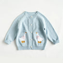 Baby Girls Sweater Kids Cute Knitted Cardigan Autumn Winter Children Clothes