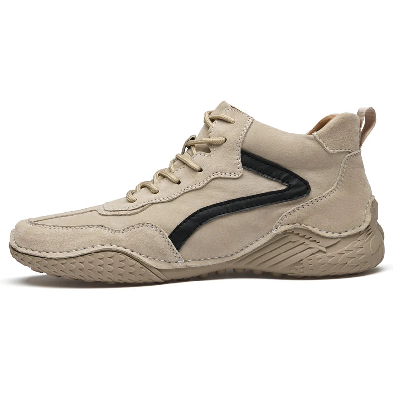Men Ankle Boots Casual Shoes Botines Hombre Bottine Homme High Top Sneakers Autumn Winter Plush Warm Luxury Brand Designer