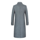 Wool Handmade Double-sided Woolen Coat Windbreaker Men's Long Over The Knee