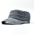 Summer Military Hat Big Head Man Large Size Pure Cotton Army Flat Cap