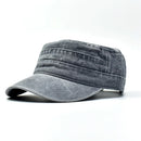 Summer Military Hat Big Head Man Large Size Pure Cotton Army Flat Cap