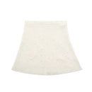 Elegant Women's Pearl Beaded Knitted Sweater Women's Slim Fit Mini