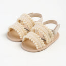 Girl sandals open toes baby shoes little girl sweet casual soft sole slippers flat shoes