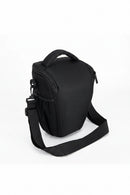 Black shoulder bag on a white background, Obroi