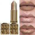 Two Tone Colors Lip Liner Pen with Glitter Matte Velvet Finish Smooth Metallic Lipstick Pearlecescent Lip Tint Makeup Gifts