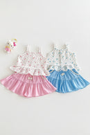 Girls' Floral Doll Shirt Summer Baby Fresh Camisole Children's