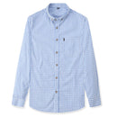 Men‘s Plaid Cotton Casual Shirts Slim Fit Long Sleeve Button Down Work Business Men Dress Shirt